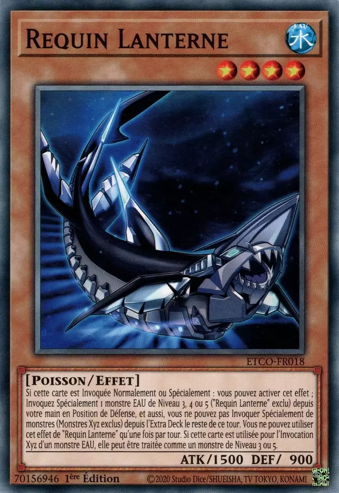 Le Code de l\'Éternité ETCO - Requin Lanterne