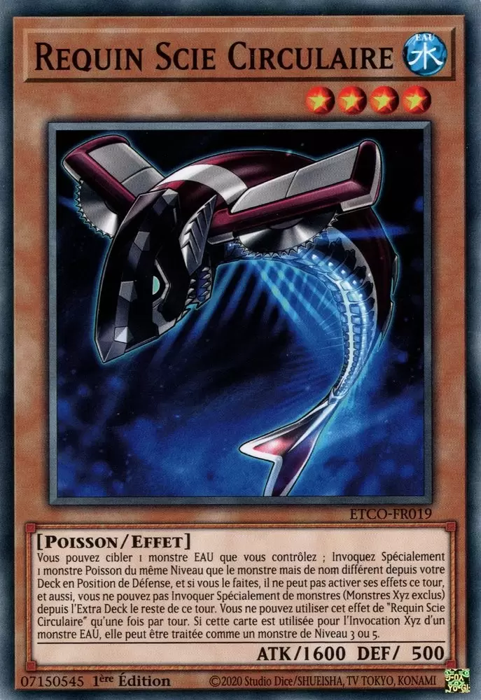 Le Code de l\'Éternité ETCO - Requin Scie Circulaire