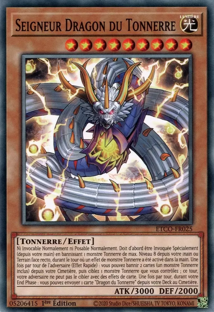 Le Code de l\'Éternité ETCO - Seigneur Dragon du Tonnerre