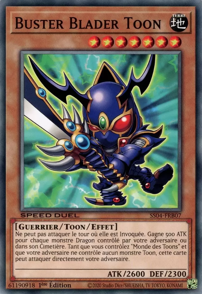 Speed Duel : Le Match du Millénium SS04 - Buster Blader Toon