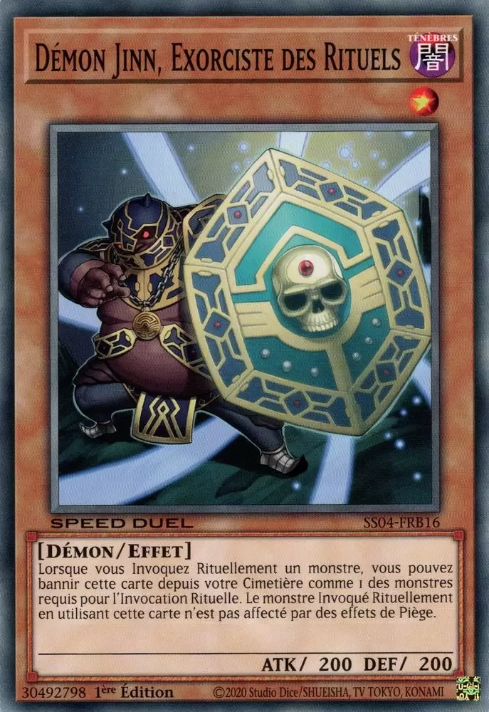 Speed Duel : Le Match du Millénium SS04 - Démon Jinn, Exorciste des Rituels