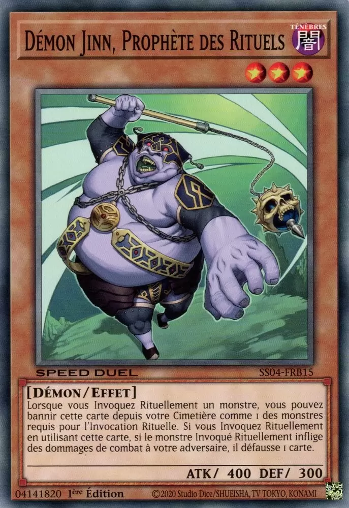 Speed Duel : Le Match du Millénium SS04 - Démon Jinn, Prophète des Rituels
