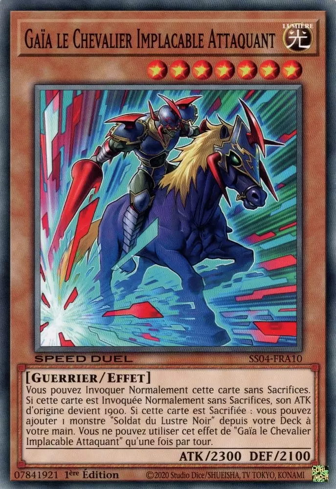 Speed Duel : Le Match du Millénium SS04 - Gaïa le Chevalier Implacable Attaquant