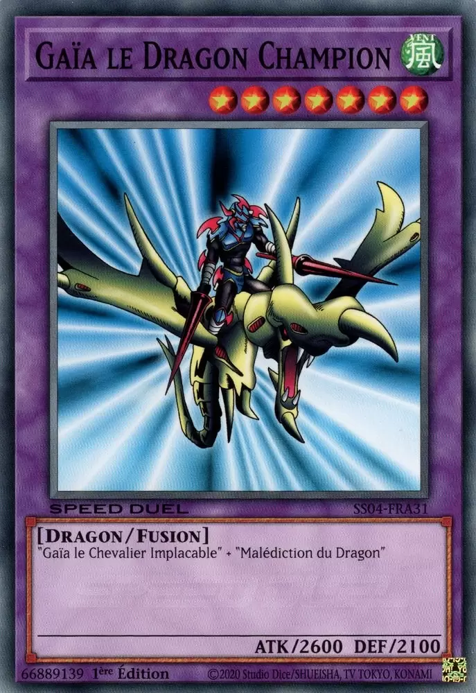 Speed Duel : Le Match du Millénium SS04 - Gaïa le Dragon Champion