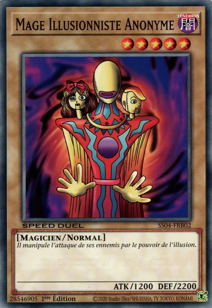 Speed Duel : Le Match du Millénium SS04 - Mage Illusionniste Anonyme