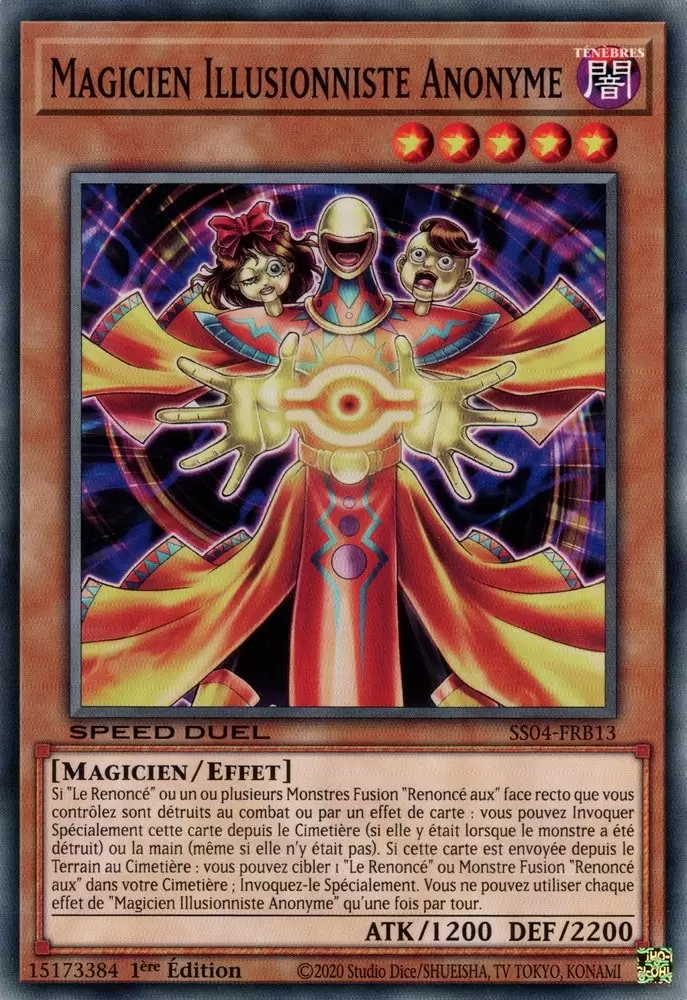 Speed Duel : Le Match du Millénium SS04 - Magicien Illusionniste Anonyme
