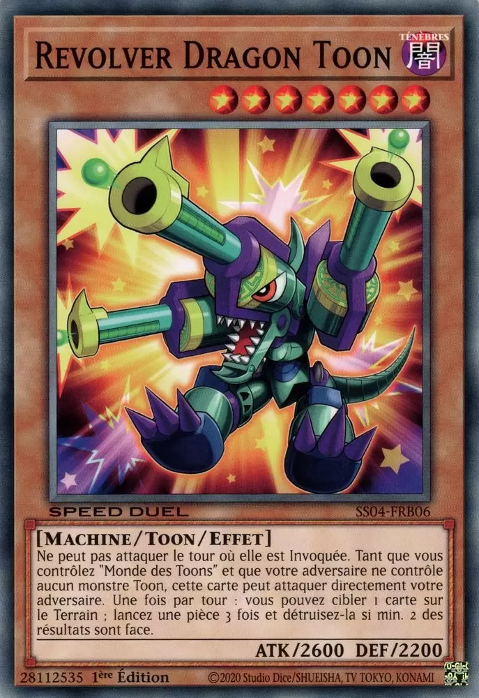 Speed Duel : Le Match du Millénium SS04 - Revolver Dragon Toon