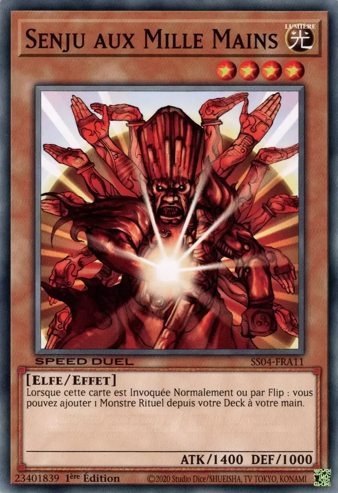 Speed Duel : Le Match du Millénium SS04 - Senju aux Mille Mains