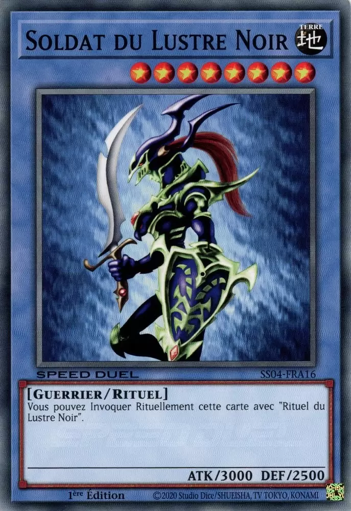 Speed Duel : Le Match du Millénium SS04 - Soldat du Lustre Noir