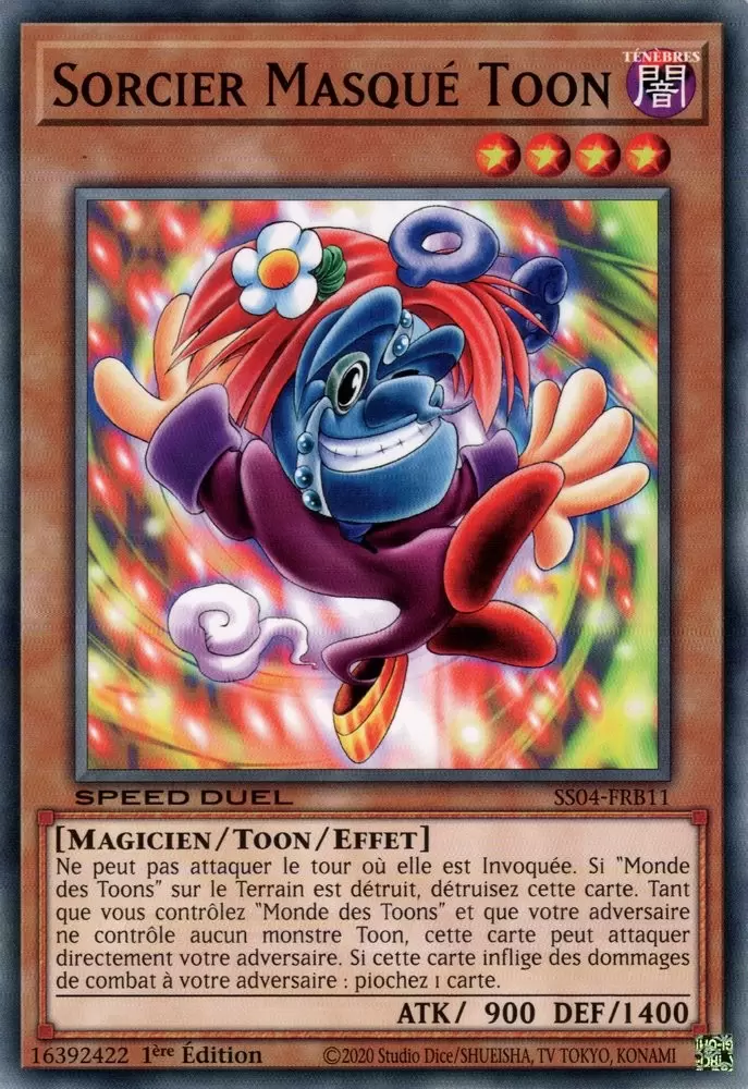 Speed Duel : Le Match du Millénium SS04 - Sorcier Masqué Toon