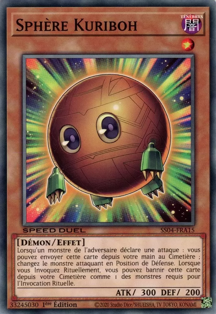 Speed Duel : Le Match du Millénium SS04 - Sphère Kuriboh