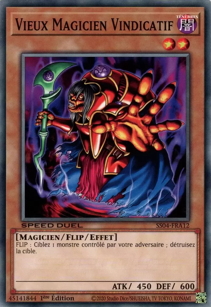 Speed Duel : Le Match du Millénium SS04 - Vieux Magicien Vindicatif
