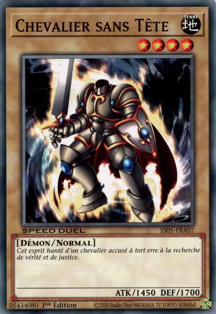 Speed Duel : Les Cauchemars Tordus SS05 - Chevalier sans Tête