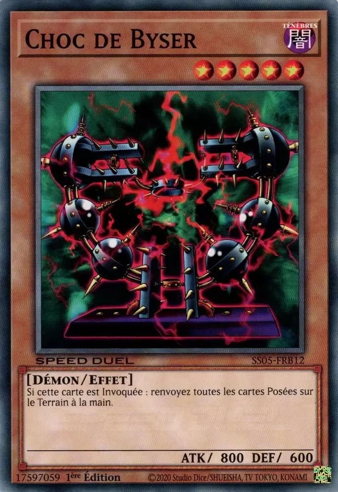 Speed Duel : Les Cauchemars Tordus SS05 - Choc de Byser