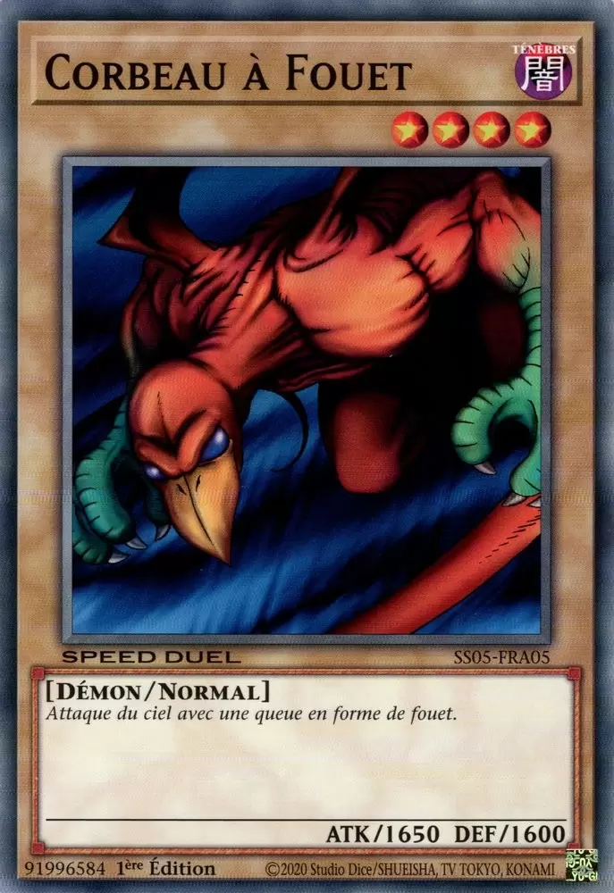 Speed Duel : Les Cauchemars Tordus SS05 - Corbeau à Fouet