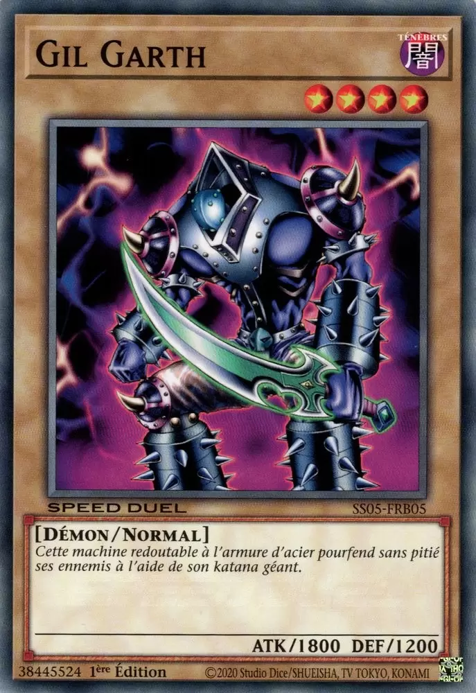 Speed Duel : Les Cauchemars Tordus SS05 - Gil Garth
