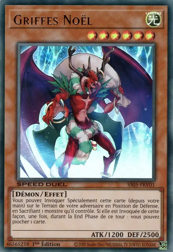 Speed Duel : Les Cauchemars Tordus SS05 - Griffes Noël