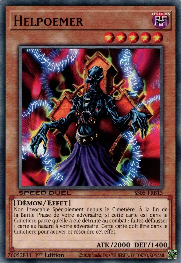 Speed Duel : Les Cauchemars Tordus SS05 - Helpoemer