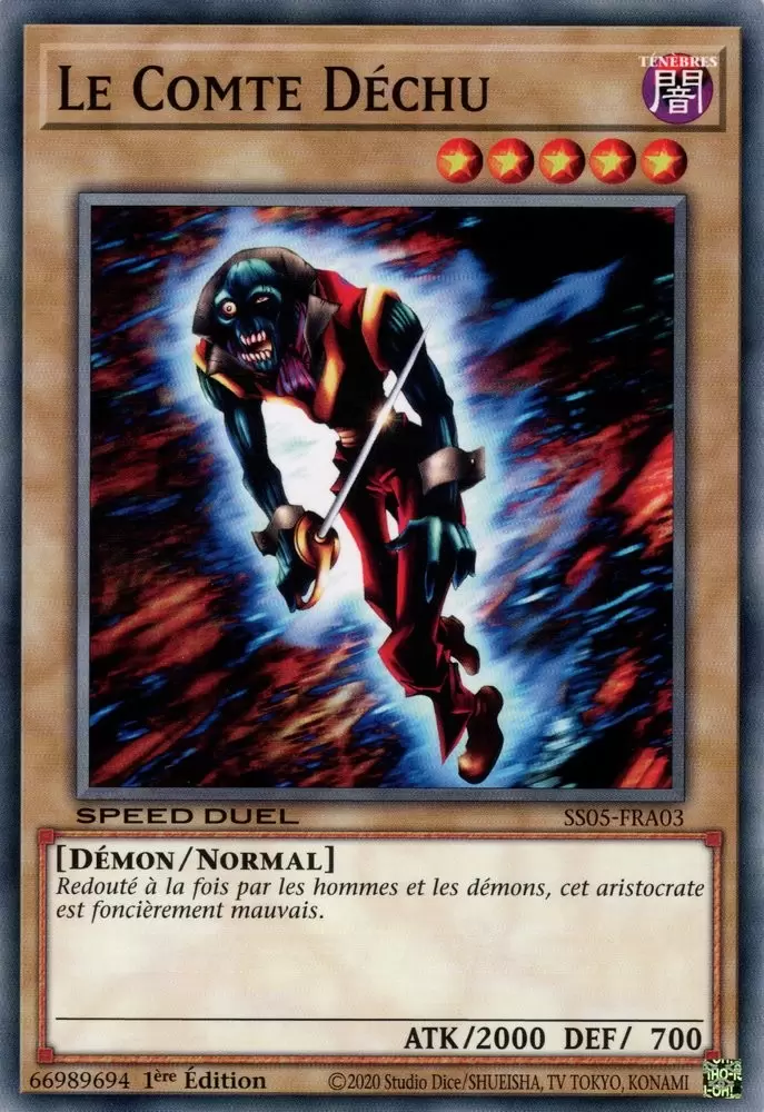 Speed Duel : Les Cauchemars Tordus SS05 - Le Comte Déchu
