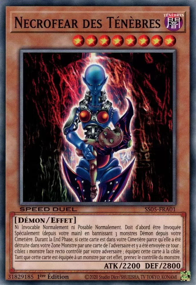 Speed Duel : Les Cauchemars Tordus SS05 - Necrofear des Ténèbres