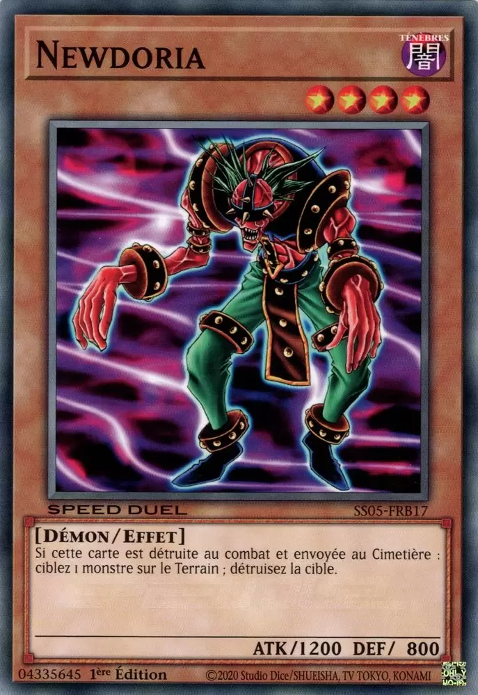 Speed Duel : Les Cauchemars Tordus SS05 - Newdoria