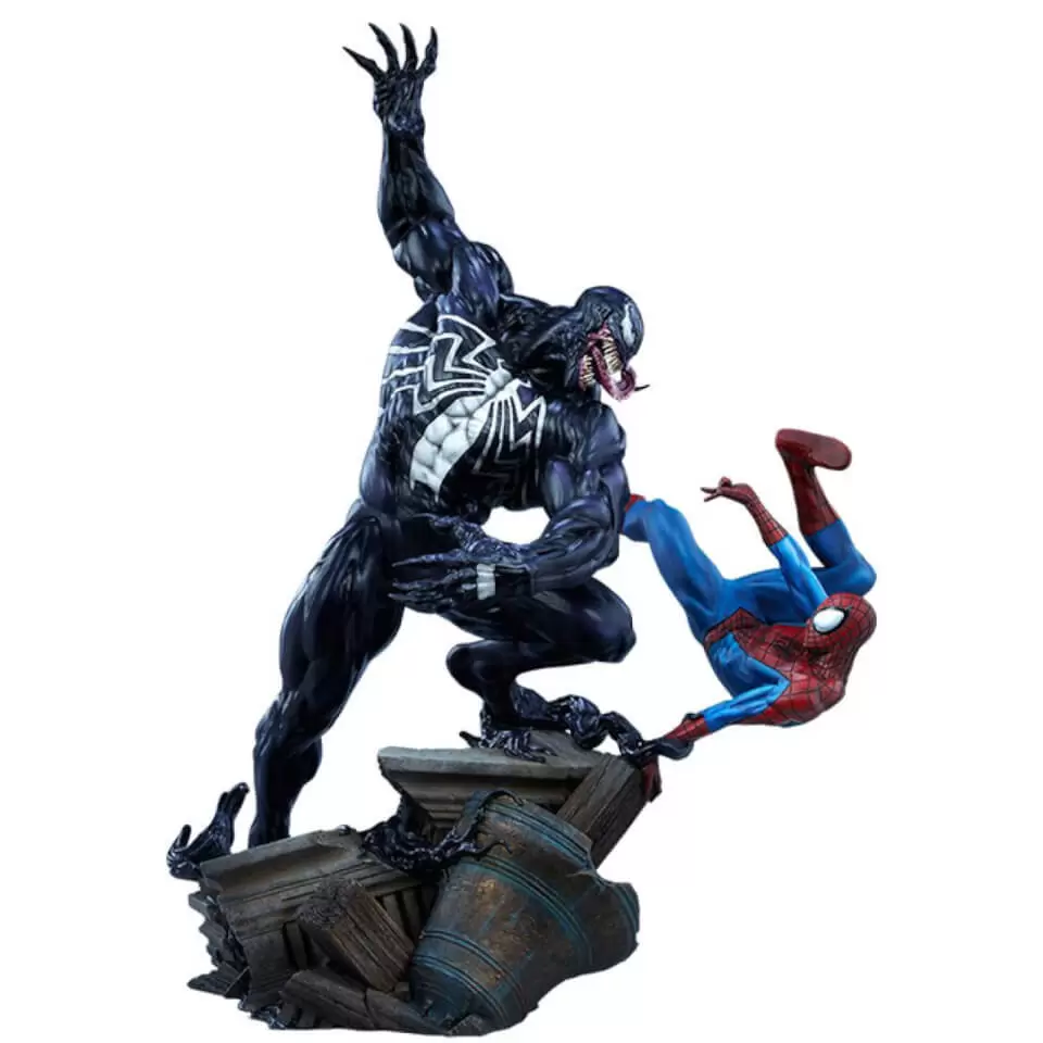 Sideshow - Spider-Man vs Venom - Marvel Maquette
