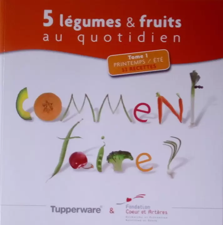 Livres Tupperware - 5 Légumes & Fruits au quotidien