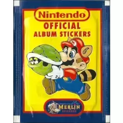 4 Packs Nintendo Album Stickers by Merlin 1992 Super Mario 