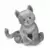 Webkinz Regular - Charcoal Cat