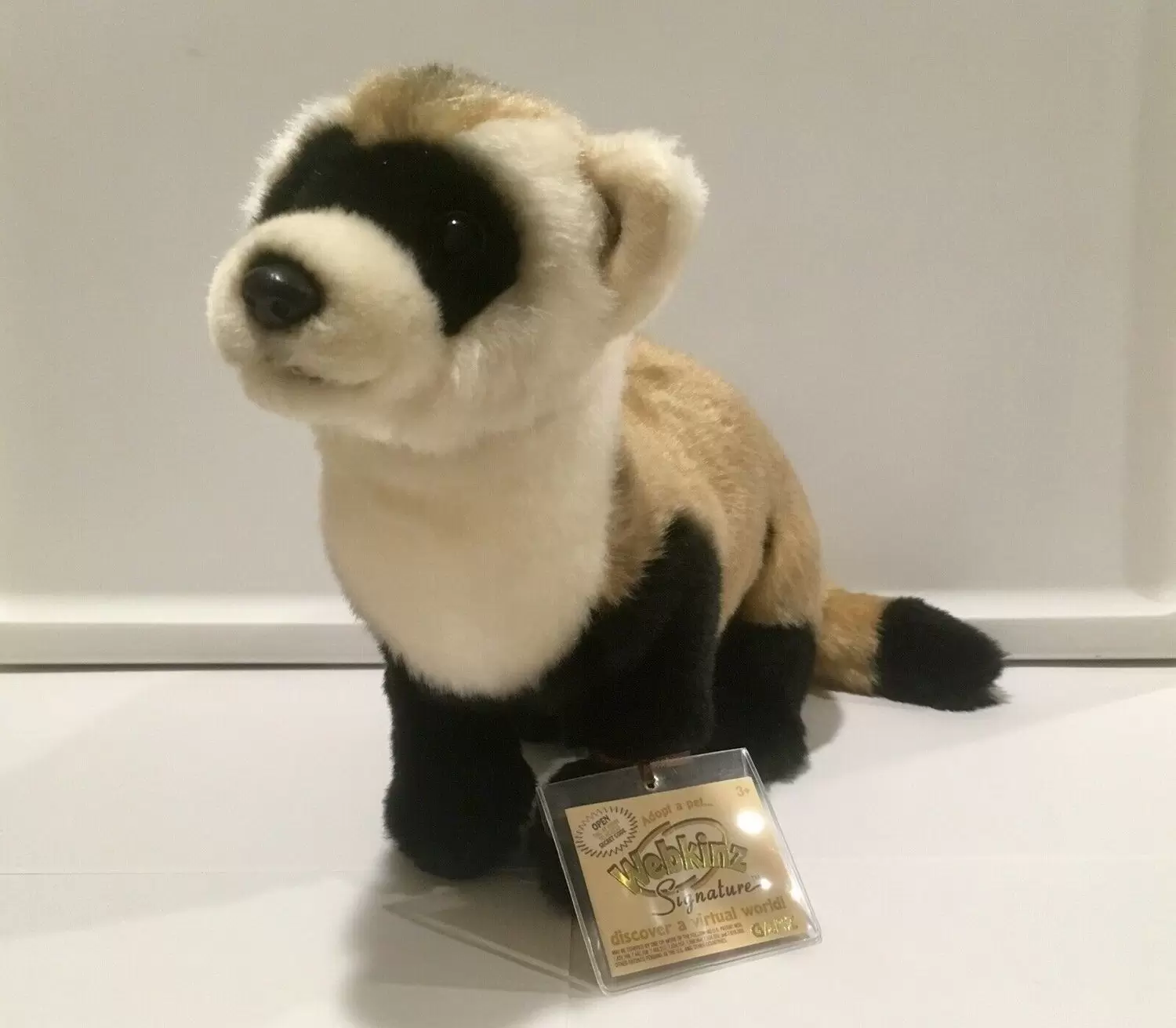 Webkinz Signature  RARE BLACK FOOTED FERRET ~Brand New With Tag ~ WKS1056 