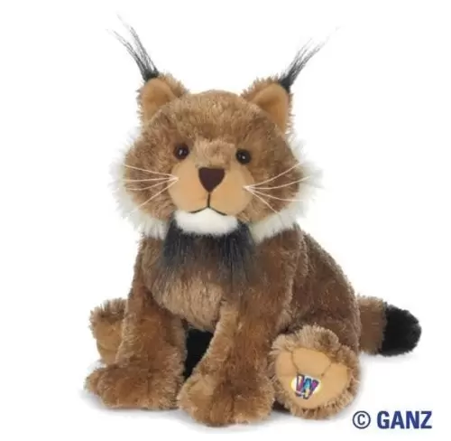 Classic Webkinz Lynx NWT HM610 Retired Sold Out High Quality Plush Wild Cat Stuffed Animal by outlets GANZ w/ Sealed Code and Free Gift!