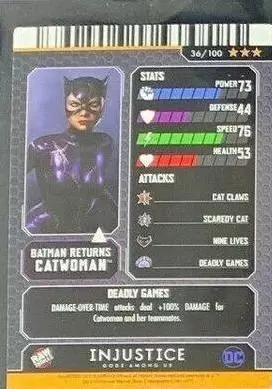 Batman Returns - Catwoman - Injustice - Gods Among Us card 036/100