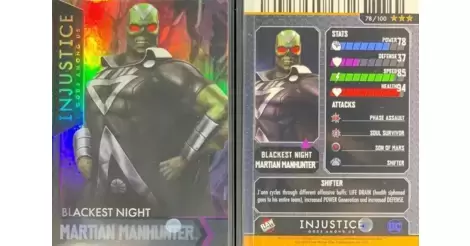 Blackest Night Martian Manhunter Injustice Gods Among Us Card 078 100