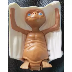 E.T. avec drap
