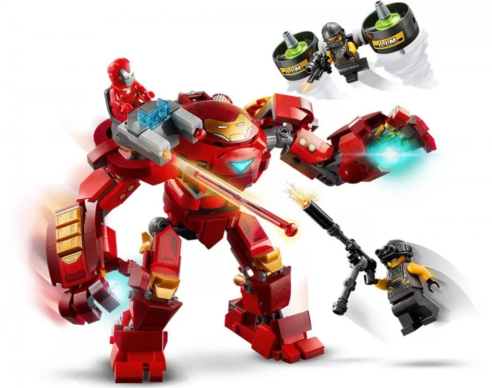 Iron Man Hulkbuster versus A.I.M. Agent - LEGO MARVEL Super Heroes 76164