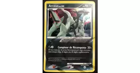 Arceus Niv 100 Holographique Carte Pokemon Ar1 Platine Arceus