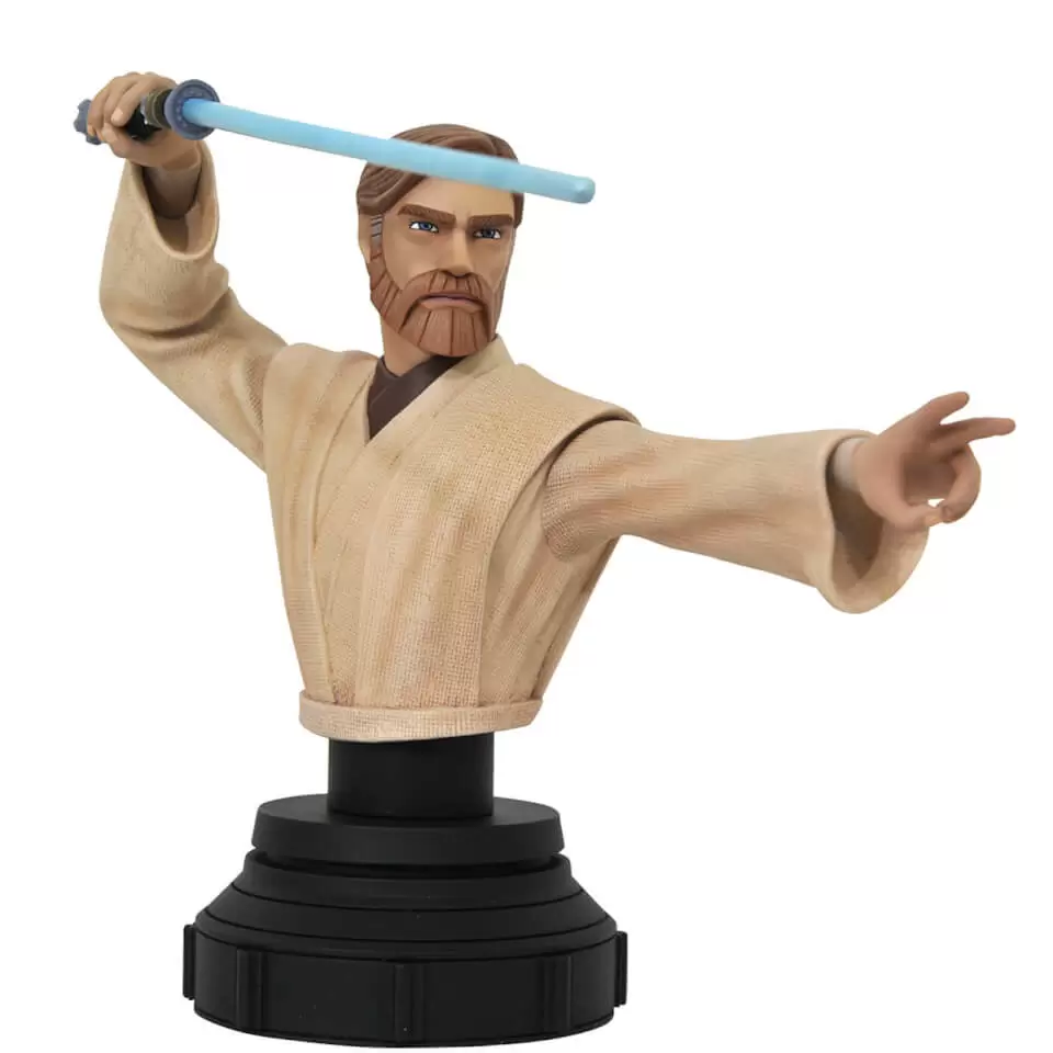 Gentle Giant Busts - Star Wars - Clone Wars Obi Wan Bust