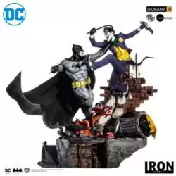 DC Comics - Batman vs Joker Battle by Ivan Reis Diorama