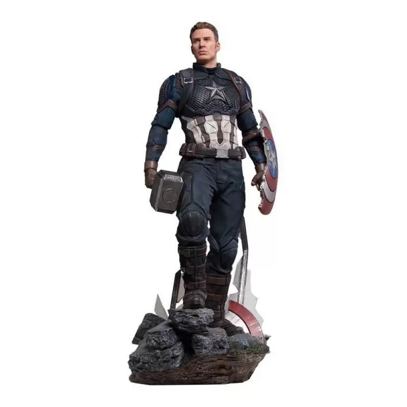 Iron Studios -  Avengers : Endgame - Captain America (Deluxe Version) - Legacy Replica