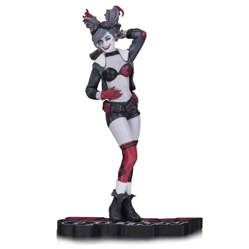 DC Collectibles Statues - Harley Quinn Red Black & White - Ant Lucia
