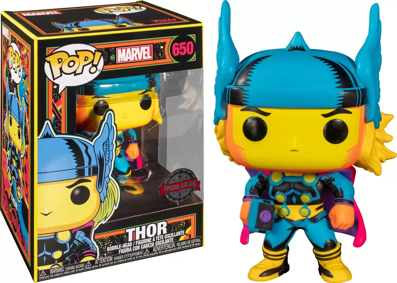 POP! MARVEL - Marvel Black Light - Thor