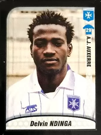 Foot 2010 - Championnat de France de L1 et L2 - Delvin Ndinga - AJ Auxerre