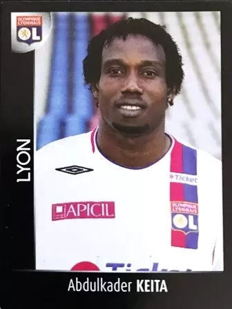 Foot 2008 - Championnat de France de L1 et L2 - Abdulkader Keita - Lyon