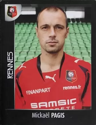 Foot 2008 - Championnat de France de L1 et L2 - Mickaël Pagis - Rennes