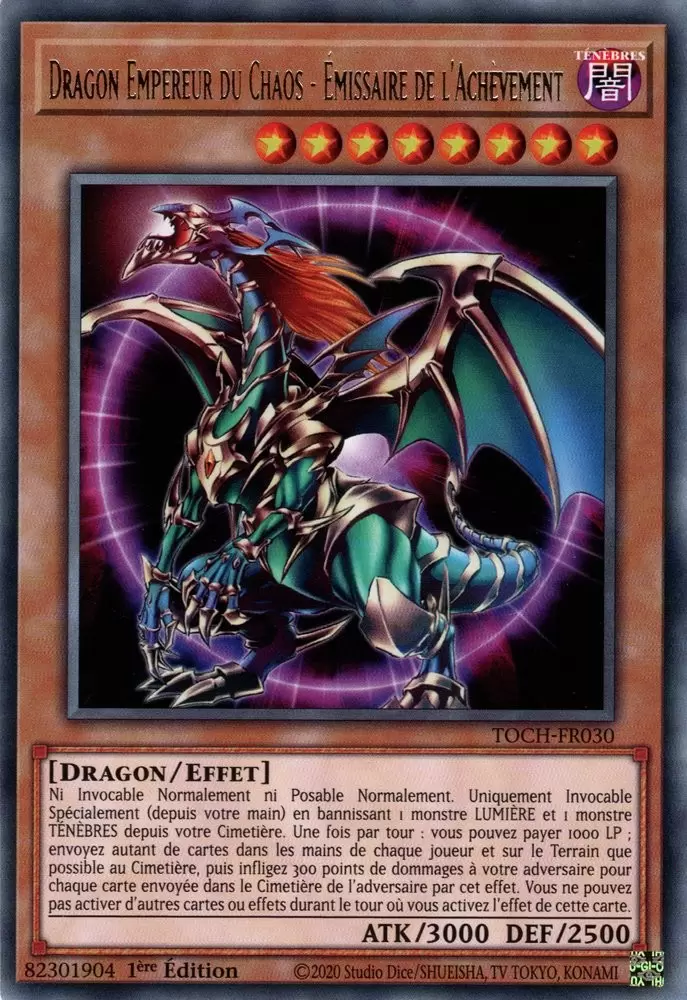 Le Chaos Toon TOCH - Dragon Empereur du Chaos - Emissaire de l\'Achèvement