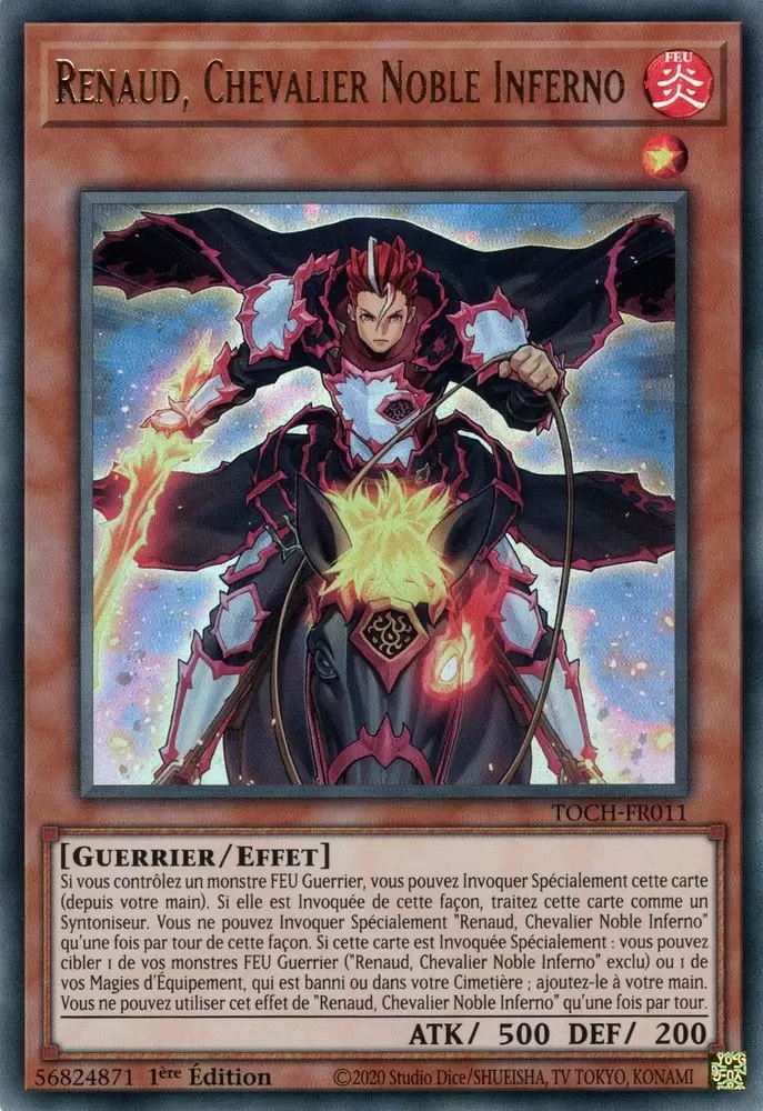Le Chaos Toon TOCH - Renaud, Chevalier Noble Inferno
