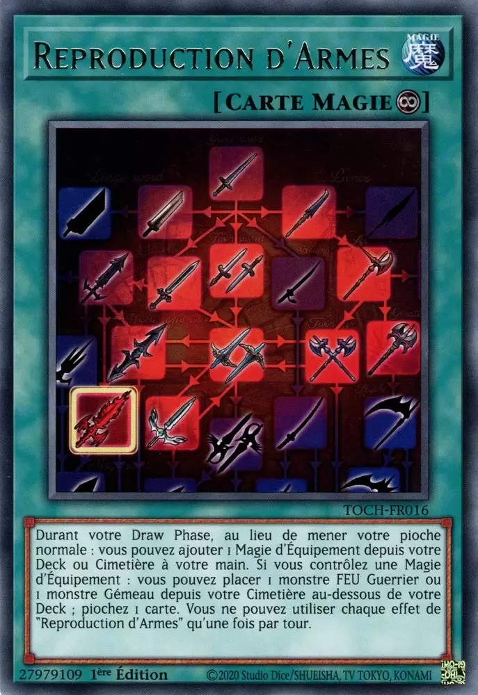 Le Chaos Toon TOCH - Reproduction d\'Armes