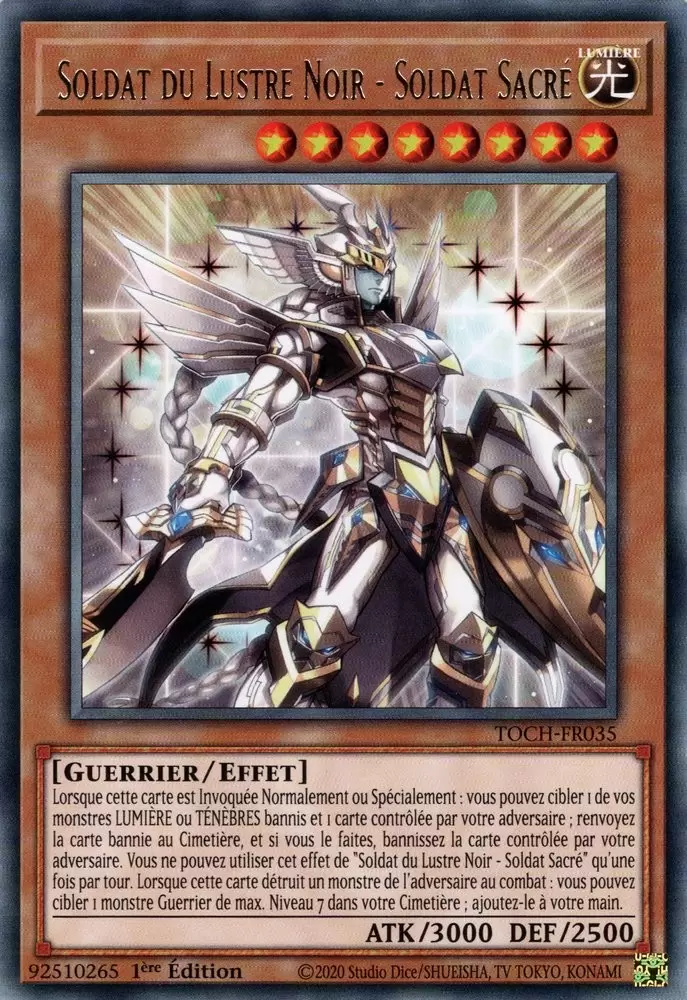 Le Chaos Toon TOCH - Soldat du Lustre Noir - Soldat Sacré