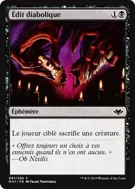 Horizons du Modern - Édit diabolique
