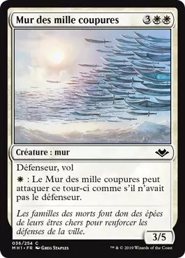 Horizons du Modern - Mur des mille coupures